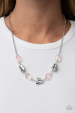 Inspirational Iridescence - Pink Necklace - Paparazzi Accessories Necklace Bedazzle Me Pretty Mobile Fashion Boutique