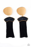 Insta Inca - Gold Earrings - Paparazzi Accessories Earrings Bedazzle Me Pretty Mobile Fashion Boutique