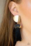 Insta Inca - Gold Earrings - Paparazzi Accessories Earrings Bedazzle Me Pretty Mobile Fashion Boutique