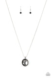 Instant Icon - Silver Necklace - Paparazzi Accessories Necklace Bedazzle Me Pretty Mobile Fashion Boutique
