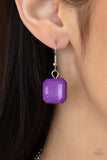 Instant Mood Booster - Purple Necklace - Paparazzi Accessories Necklace Bedazzle Me Pretty Mobile Fashion Boutique