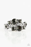 Interstellar Fashion - Silver Ring - Paparazzi Accessories Ring Bedazzle Me Pretty Mobile Fashion Boutique