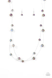 Interstellar Illusions - Purple Necklace - Paparazzi Accessories Necklace Bedazzle Me Pretty Mobile Fashion Boutique