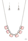 Interstellar Inspiration - Pink Necklace - Paparazzi Accessories Necklace Bedazzle Me Pretty Mobile Fashion Boutique