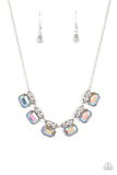 Interstellar Inspiration - Silver Necklace - Paparazzi Accessories Necklace FS-Bedazzle Me Pretty Mobile Fashion Boutique