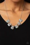 Interstellar Inspiration - Silver Necklace - Paparazzi Accessories Necklace FS-Bedazzle Me Pretty Mobile Fashion Boutique