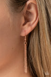 Interstellar Royal - Copper Necklace - Paparazzi Accessories Necklace FS-Bedazzle Me Pretty Mobile Fashion Boutique