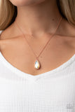 Interstellar Royal - Copper Necklace - Paparazzi Accessories Necklace FS-Bedazzle Me Pretty Mobile Fashion Boutique