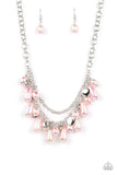 Interstellar Serenity - Pink Necklace - Paparazzi Accessories Necklace Bedazzle Me Pretty Mobile Fashion Boutique