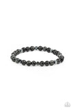 Interstellar Solitude - Silver Bracelet - Paparazzi Accessories Bracelet Bedazzle Me Pretty Mobile Fashion Boutique