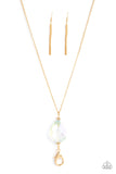 Interstellar Solstice - Gold Lanyard - Paparazzi Accessories Lanyard Bedazzle Me Pretty Mobile Fashion Boutique