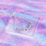 Intertwined Illusion - Blue Bracelet - Paparazzi Accessories Bracelet Bedazzle Me Pretty Mobile Fashion Boutique