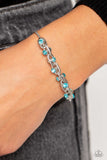 Intertwined Illusion - Blue Bracelet - Paparazzi Accessories Bracelet Bedazzle Me Pretty Mobile Fashion Boutique