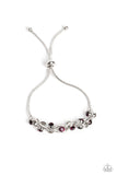 Intertwined Illusion - Purple Bracelet - Paparazzi Accessories Bracelet Bedazzle Me Pretty Mobile Fashion Boutique