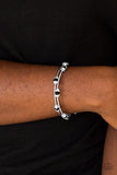Into Infinity - Black Bracelet - Paparazzi Accessories Bracelet Bedazzle Me Pretty Mobile Fashion Boutique