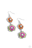 Intricate Impression - Multi Earrings - Paparazzi Accessories Earrings Bedazzle Me Pretty Mobile Fashion Boutique