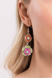 Intricate Impression - Multi Earrings - Paparazzi Accessories Earrings Bedazzle Me Pretty Mobile Fashion Boutique