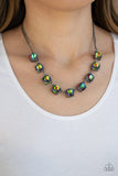 Iridescent Icing - Multi Necklace - Paparazzi Accessories Necklace Bedazzle Me Pretty Mobile Fashion Boutique