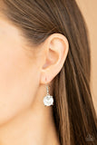 Iridescent Icing - White Necklace - Paparazzi Accessories Necklace Bedazzle Me Pretty Mobile Fashion Boutique