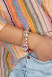 Iridescent Illusions - Copper Bracelet - Paparazzi Accessories Bracelet Bedazzle Me Pretty Mobile Fashion Boutique