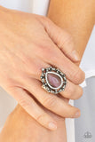 Iridescently Icy - Purple Ring - Paparazzi Accessories Ring Bedazzle Me Pretty Mobile Fashion Boutique