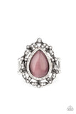 Iridescently Icy - Purple Ring - Paparazzi Accessories Ring Bedazzle Me Pretty Mobile Fashion Boutique