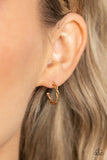 Irresistibly Intertwined - Gold Earrings - Paparazzi Accessories Earrings Bedazzle Me Pretty Mobile Fashion Boutique