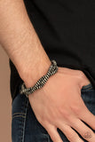 Island Endeavor - Black Bracelet - Paparazzi Accessories Bracelet Bedazzle Me Pretty Mobile Fashion Boutique