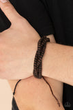 Island Endeavor - Brown Bracelet - Paparazzi Accessories Bracelet Bedazzle Me Pretty Mobile Fashion Boutique