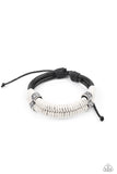 Island Renegade - Black Bracelet - Paparazzi Accessories Bracelet Bedazzle Me Pretty Mobile Fashion Boutique