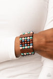 Island Soul - Multi Bracelet - Paparazzi Accessories Bracelet Bedazzle Me Pretty Mobile Fashion Boutique