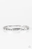 It Shall Be Given - Silver Bracelet - Paparazzi Accessories Bracelet Bedazzle Me Pretty Mobile Fashion Boutique