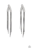It Takes Two To TASSEL - Black Post Earrings - Paparazzi Accessories Post Earrings Bedazzle Me Pretty Mobile Fashion Boutique