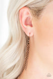 It Will Be Over MOON - Copper Necklace - Paparazzi Accessories Necklace Bedazzle Me Pretty Mobile Fashion Boutique