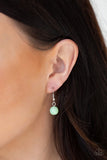 Its A Celebration - Green Necklace - Paparazzi Accessories Necklace Bedazzle Me Pretty Mobile Fashion Boutique