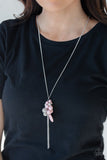 Its A Celebration - Pink Necklace - Paparazzi Accessories Necklace Bedazzle Me Pretty Mobile Fashion Boutique