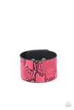 Its a Jungle Out There - Pink Bracelet - Paparazzi Accessories Bracelet Bedazzle Me Pretty Mobile Fashion Boutique