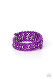 Its a Vibe - Purple Bracelet - Paparazzi Accessories Bracelet Bedazzle Me Pretty Mobile Fashion Boutique