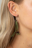 Its Beyond MACRAME! - Green Necklace - Paparazzi Accessories Necklace Bedazzle Me Pretty Mobile Fashion Boutique