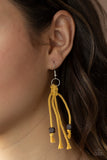Its Beyond MACRAME! - Yellow Necklace - Paparazzi Accessories Necklace Bedazzle Me Pretty Mobile Fashion Boutique