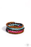 Its Human Nature - Multi Bracelet - Paparazzi Accessories Bracelet Bedazzle Me Pretty Mobile Fashion Boutique