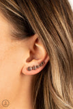 Its Just a Phase - Copper Post Earrings - Paparazzi Accessories Post Earrings Bedazzle Me Pretty Mobile Fashion Boutique