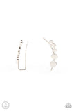 Its Just a Phase - Silver Post Earrings - Paparazzi Accessories Post Earrings Bedazzle Me Pretty Mobile Fashion Boutique