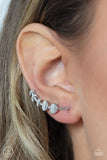Its Just a Phase - Silver Post Earrings - Paparazzi Accessories Post Earrings Bedazzle Me Pretty Mobile Fashion Boutique