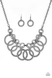Jammin Jungle - Black Necklace - Paparazzi Accessories Necklace Bedazzle Me Pretty Mobile Fashion Boutique