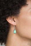 Jaw-Dropping Diva - Green Necklace - Paparazzi Accessories Necklace Bedazzle Me Pretty Mobile Fashion Boutique
