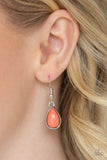 Jaw-Dropping Diva - Orange Necklace - Paparazzi Accessories Necklace Bedazzle Me Pretty Mobile Fashion Boutique