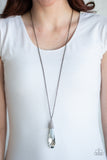 Jaw-Droppingly Jealous - Black Necklace - Paparazzi Accessories Necklace Bedazzle Me Pretty Mobile Fashion Boutique