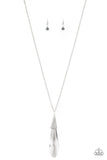 Jaw-Droppingly Jealous - White Necklace - Paparazzi Accessories Necklace Bedazzle Me Pretty Mobile Fashion Boutique