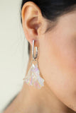 Jaw-Droppingly Jelly - Silver Earrings - Paparazzi Accessories Earrings FS-Bedazzle Me Pretty Mobile Fashion Boutique